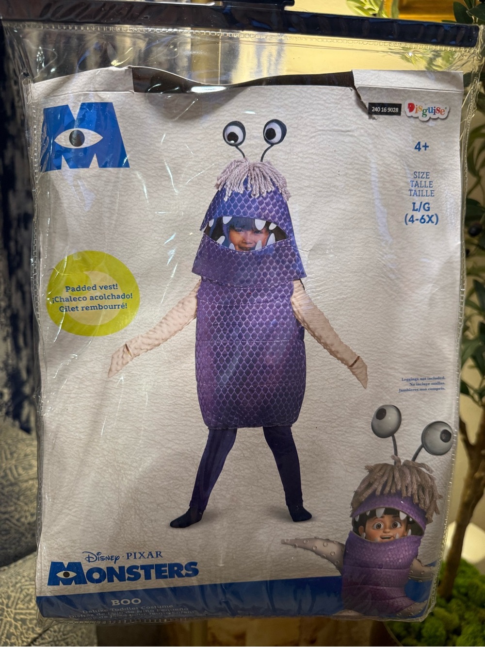 Monsters Inc. Boo Halloween Costume 4T